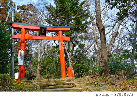 杜の都仙台 広瀬川 愛宕山 愛宕神社 二の鳥居 杜の都仙台 広瀬川 愛宕山 愛宕神社 二の鳥居 87950972