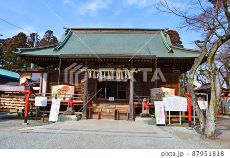 杜の都仙台 広瀬川 愛宕神社 拝殿 杜の都仙台 広瀬川 愛宕神社 拝殿 87951818