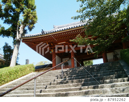 叡福寺 南大門 大阪府南河内郡太子町 叡福寺 南大門 大阪府南河内郡太子町 87952262