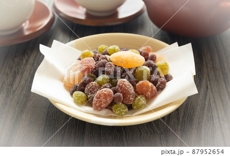 甘納豆でおやつ　和菓子　甘味　お菓子　お茶請け 87952654