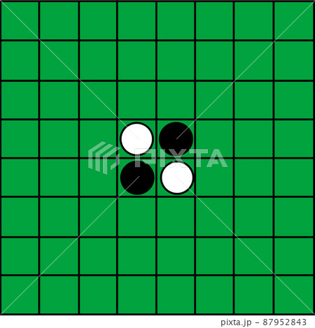シンプルなオセロのイメージ シンプルなオセロのイメージ 87952843