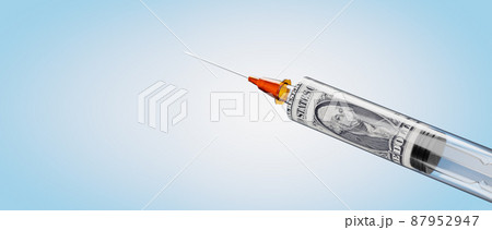 Costs of development and creation of Coronavirus vaccination. 3D Rendering Costs of development and creation of Coronavirus vaccination. 3D Rendering 87952947