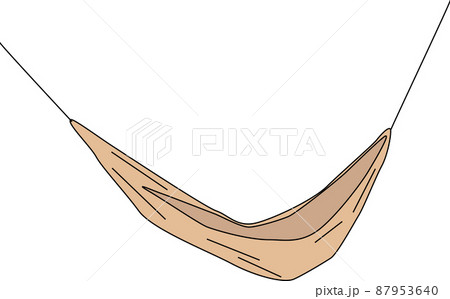 可愛いハンモックのイラスト素材のイラスト素材