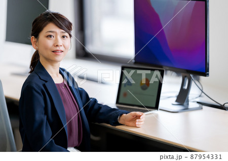 はたらく女性 87954331