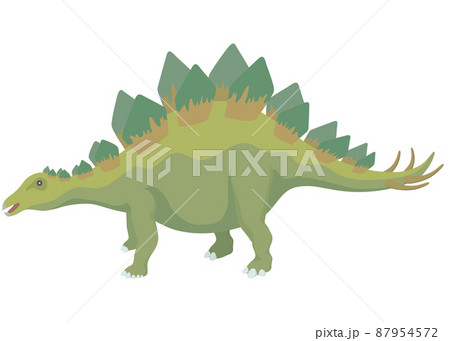 恐竜、ステゴサウルス	 87954572