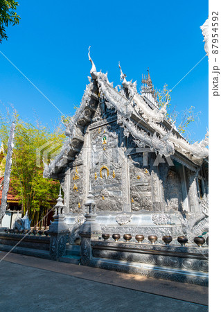 The Silver Temple or Wat Sri Suphan in Chiang Mai City at north of Thailand The Silver Temple or Wat Sri Suphan in Chiang Mai City at north of Thailand 87954592