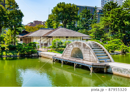 広島県　縮景園　～跨虹橋と清風館～ 87955320