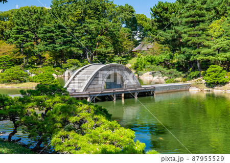 広島県　縮景園　～濯纓池・跨虹橋～ 87955529