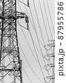 モノトーン・電線 モノトーン・電線 87955786