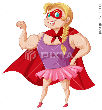 A girl in superhero costume 87958115