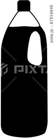 油のシルエット素材 油のシルエット素材 87958646