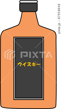 ウイスキーのイラスト素材 ウイスキーのイラスト素材 87958648