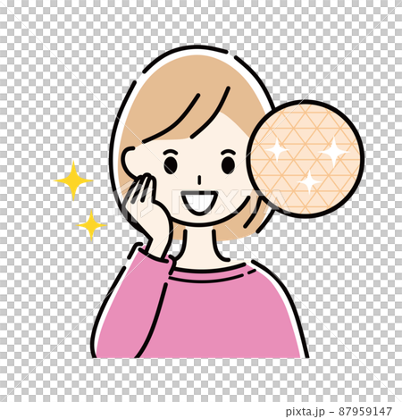 皮膚漂亮的女人 87959147