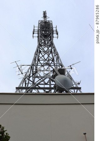 地上デジタル放送の電波塔 地上デジタル放送の電波塔 87965286