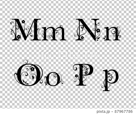 Alphabet set 87967786