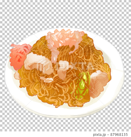 焼きそば　イラスト 87968135