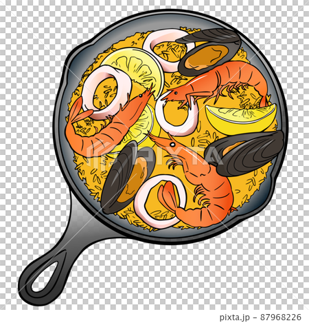 西班牙海鮮飯圖 87968226
