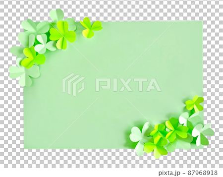 Clover frame paper craft 87968918