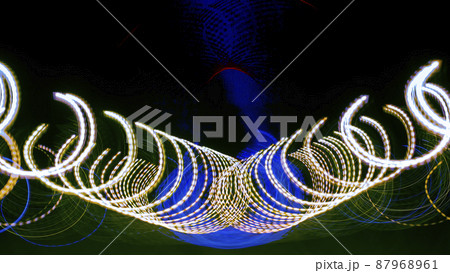 background blurred abstraction of colored lanterns and decorations. background blurred abstraction of colored lanterns and decorations. 87968961