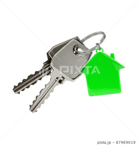 Keys with a house pendant. Keys with a house pendant. 87969019