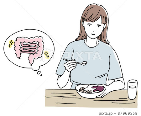 腸内環境のイラスト 87969558