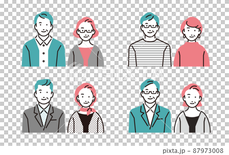 Various senior couples 87973008