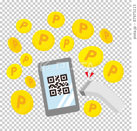 QRコード決済でポイント還元 87975213