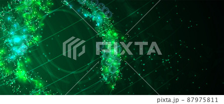 Technology data background, idea of global business solution 87975811