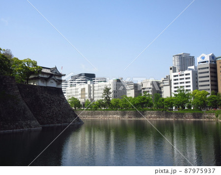 大阪城公園の西外濠 87975937