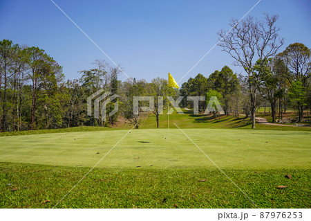 View of Golf Course with beautiful putting green. View of Golf Course with beautiful putting green. 87976253
