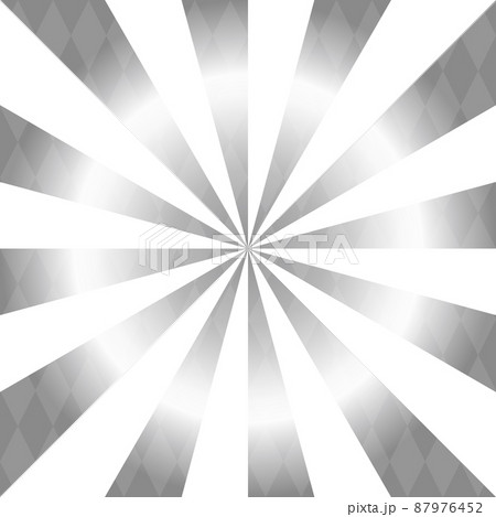 Shining flash background square white & silver - Stock Illustration  [87976452] - PIXTA