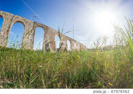 Larnaca, Cyprus, medieval aqueduct known as Kamares Larnaca, Cyprus, medieval aqueduct known as Kamares 87976562