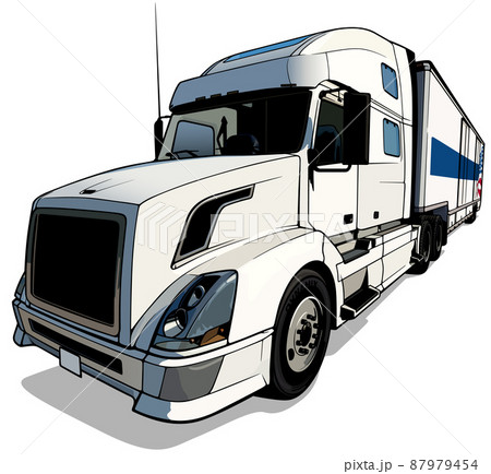 American Truck with Trailer 87979454