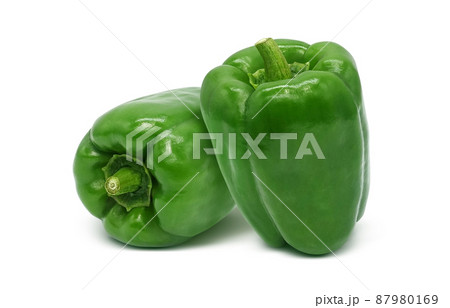 ピーマン イラスト リアル セット 87980169