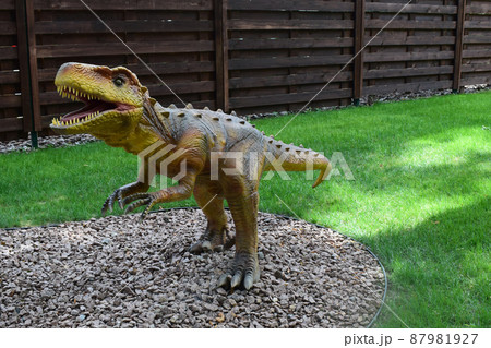The prehistoric animals ever lived on earth million years ago. Little Tyrannosaurus rex 87981927