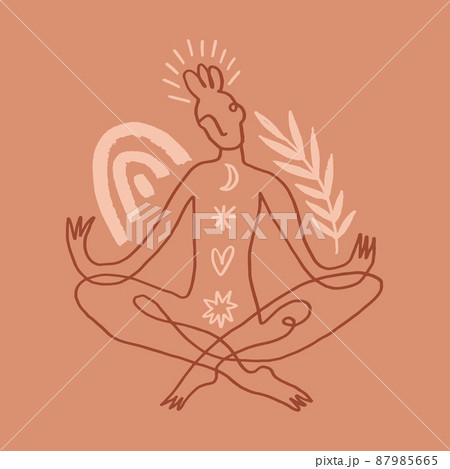 15,000+ Silhouette Of A For Meditation Stock Illustrations, Royalty-Free  Vector Graphics & Clip Art - iStock