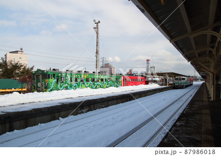 冬の花咲線キハ54+キハ40（釧路駅） 87986018