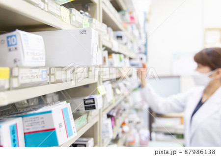 調剤薬局 人物ぼかし 調剤薬局 人物ぼかし 87986138
