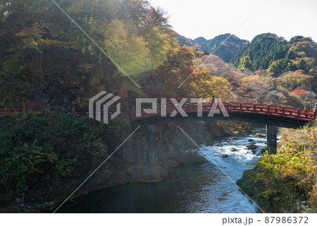 日光東照宮 神橋 日光東照宮 神橋 87986372