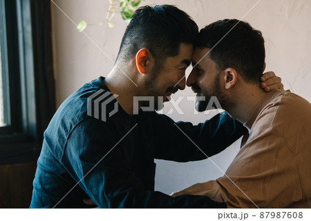 同性愛カップル・多様性・LGBTQ・ゲイのカップルイメージ 同性愛カップル・多様性・LGBTQ・ゲイのカップルイメージ 87987608