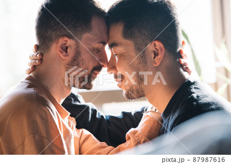 同性愛カップル・多様性・LGBTQ・ゲイのカップルイメージ 同性愛カップル・多様性・LGBTQ・ゲイのカップルイメージ 87987616