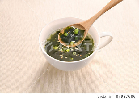 健康わかめスープ 87987686