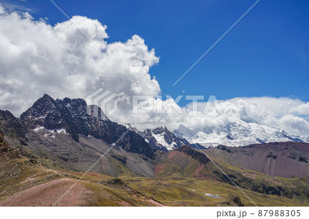 レインボーマウンテン山頂からの風景 レインボーマウンテン山頂からの風景 87988305