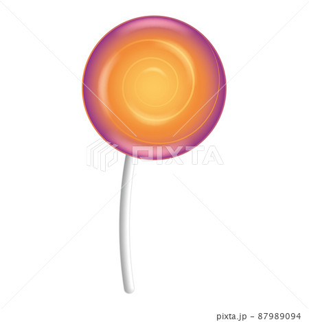 Isolated colored swirl lollipop image Vector 87989094