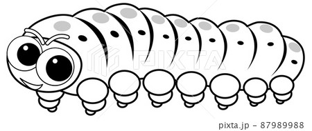 Black and white doodle character Black and white doodle character 87989988