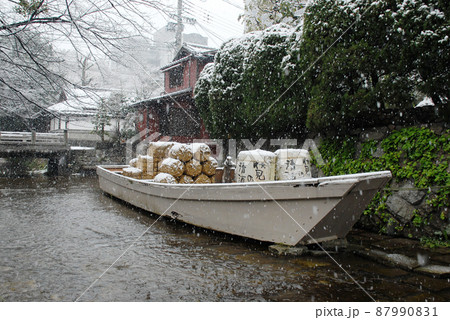 雪の一の入り船 京都市 雪の一の入り船 京都市 87990831