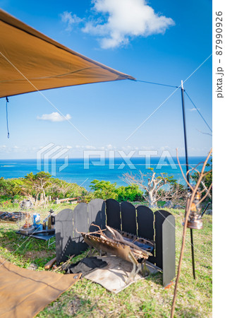 海を眺めるキャンプ キャンプ道具 無骨キャンプ 綺麗 海を眺めるキャンプ キャンプ道具 無骨キャンプ 綺麗 87990926