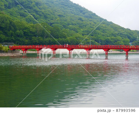 群馬県 赤城神社 赤い橋 群馬県 赤城神社 赤い橋 87993596