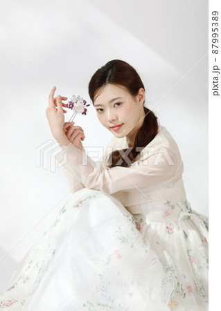 Flower hanbok clearance