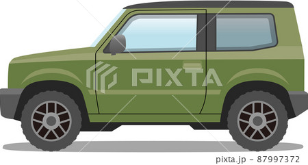 車 軽自動車 四駆 カーキ 車 軽自動車 四駆 カーキ 87997372